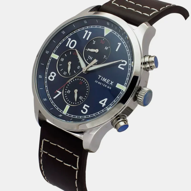 TIMEX Men Blue Round Dial Analog Watch - TWEG23901 - Image 2