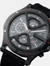 Police Quartz Multifunction Black Dial Silicone Strap Watch for Men NEPLPEWJQ2110551 - Image 3