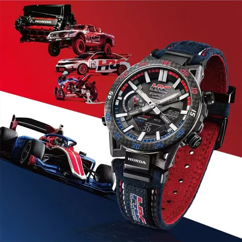 Casio Edifice Bluetooth Analog-Digital Black Dial Men ECB-2000HR-1ADR - ED642 - Image 3