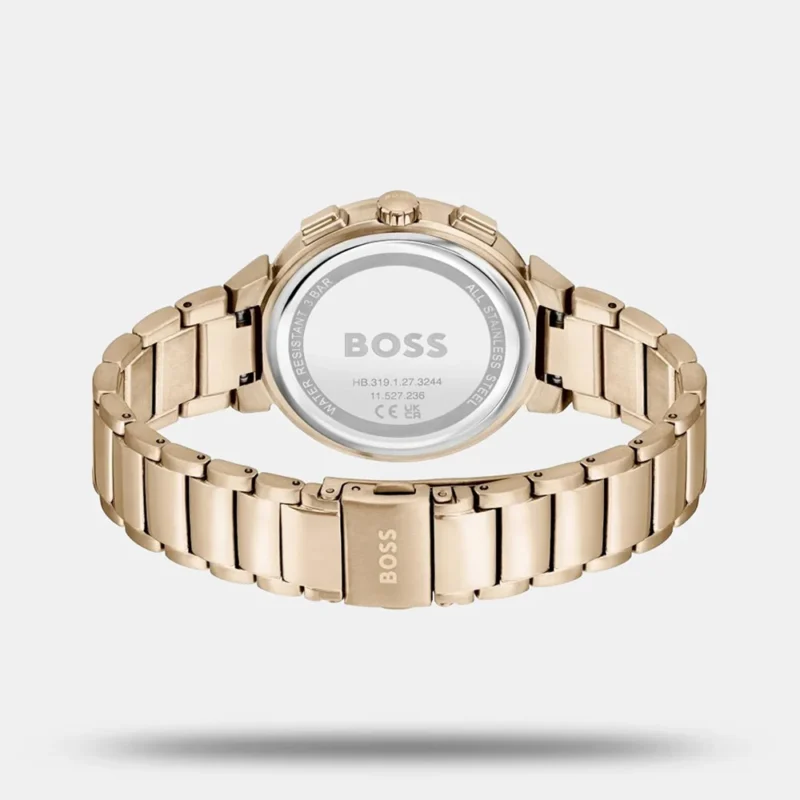 Boss Women Pink Multi-Function Stainless Steel Watch 1502678 - Image 3