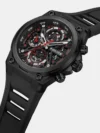 Police Multifunction Black Dial Silicone Strap Watch For Men PLPEWGQ0054303 - Image 4