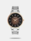Wear this stylish Seiko analog watch from the Promotional collection with any outfit for a fashionable look. This watch will stay securely on your wrist, thanks to its silver stainless steel bracelet that sports a robust clasp. The 44 mm black round dial with Quartz movement makes this watch durable and precise. Moreover, this Seiko watch is water-resistant by up to 100 m.