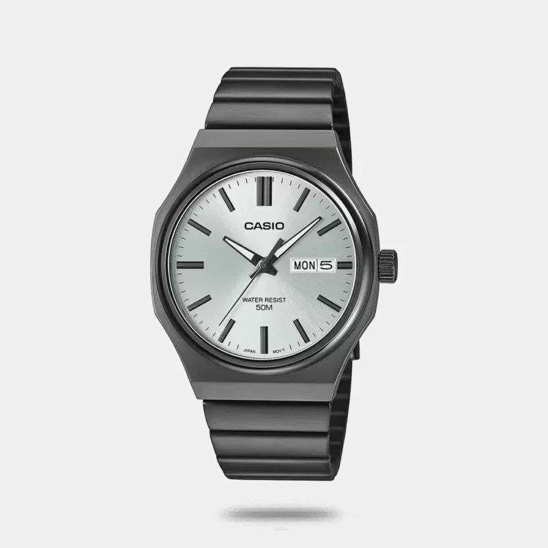 Casio Enticer Men Silver Dial Analog Stainless Steel Watch MTP-E735B-7AVDF - A2418