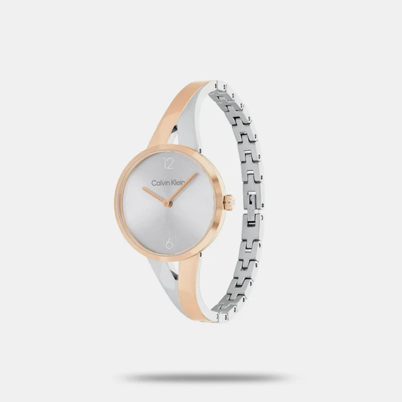 Women Quartz Silver Dial Analog Stainless Steel Watch - 25100028 - Image 2