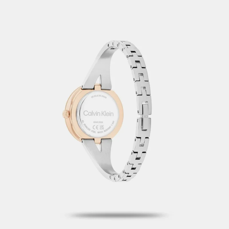 Women Quartz Silver Dial Analog Stainless Steel Watch - 25100028 - Image 3
