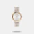 Introducing the Calvin Klein 25100066 Twisted Bezel women's watch, featuring an elegant oval-shaped dial that adds a unique touch to your style. This sophisticated timepiece is powered by a precise Quartz movement and offers water resistance, ensuring both beauty and functionality. The Twisted Bezel model effortlessly blends modern design with timeless appeal. Elevate your look with the Calvin Klein Twisted Bezel watch.