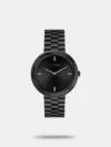 The CK Meridian Collection by Calvin Klein features a refined women's watch with a modern square dial shape. Protected by mineral glass crystal, it ensures durability and clarity. Powered by the precise Qtz Basic Slim movement, it offers reliable performance. Elevate your look with this sleek and stylish timepiece.