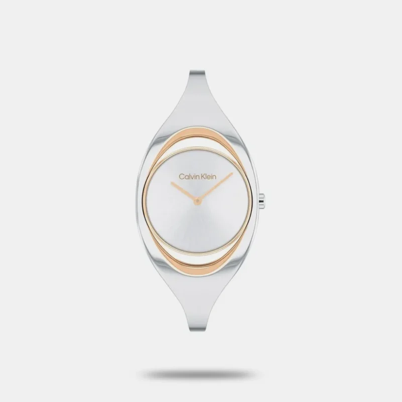 Women Quartz Silver White Dial Analog Stainless Steel Watch - 25200393