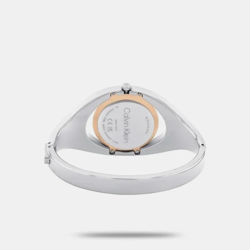 Women Quartz Silver White Dial Analog Stainless Steel Watch - 25200393 - Image 3