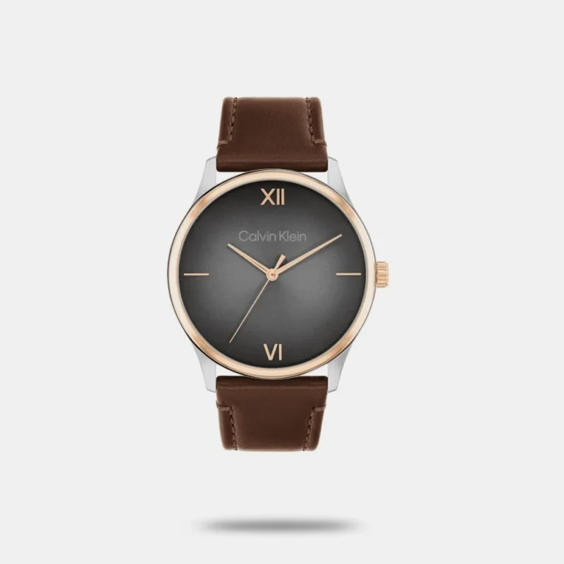 Men Quartz Grey Dial Analog Stainless Steel Watch - 25200453