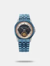 <div class="a-expander-content a-expander-partial-collapse-content" data-expanded="false"> Elevate your watch game with this designer multifunction watch that comes with a round dial, calendar sub-dials, and a three-hand movement with stick indices. The watch also features water resistance up to 50 meters and a sturdy metal strap with a push button closure that ensures a secure fit. </div>