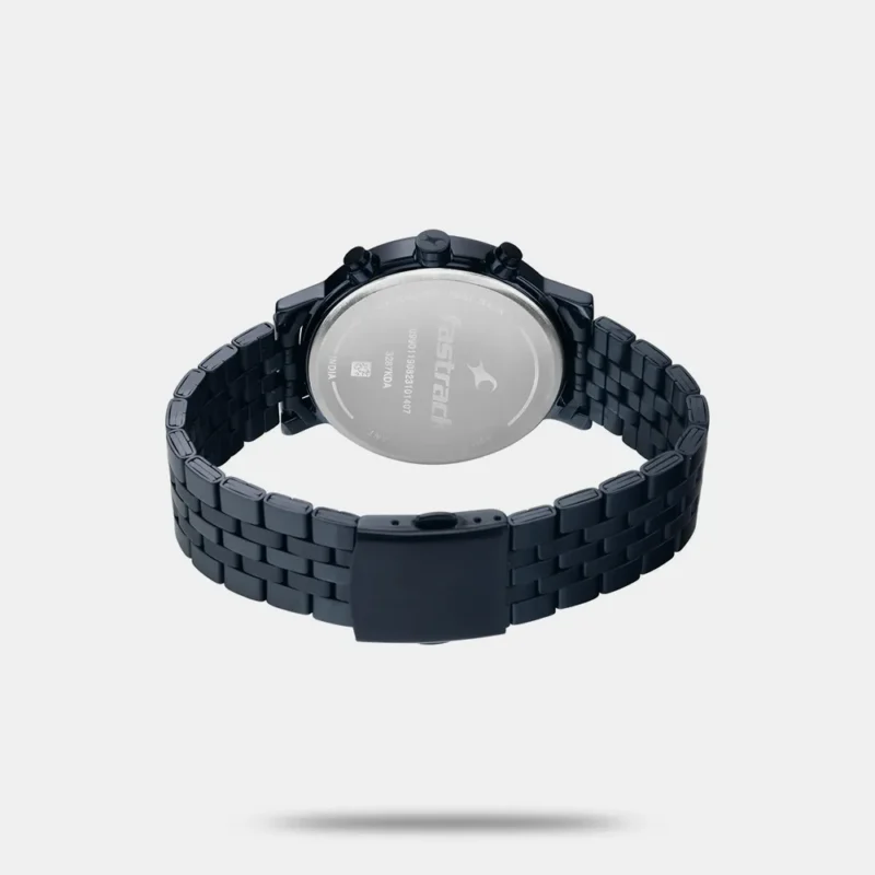 Fastrack Tick Tock Quartz Analog Black dial Metal Strap Watch for Guys - 3287KM04 - Image 4