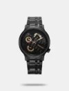 Fastrack, Fastrack Guys, Fastrack Men, Fashion, Fashion watches, Flaunt, trendy, guys watches, Snob X collection, Plated watches, Silver plating, stylish, fashion, fashionable watch, trendy watch, Blue leather strap , Silver dial, P3H functionality with day-date