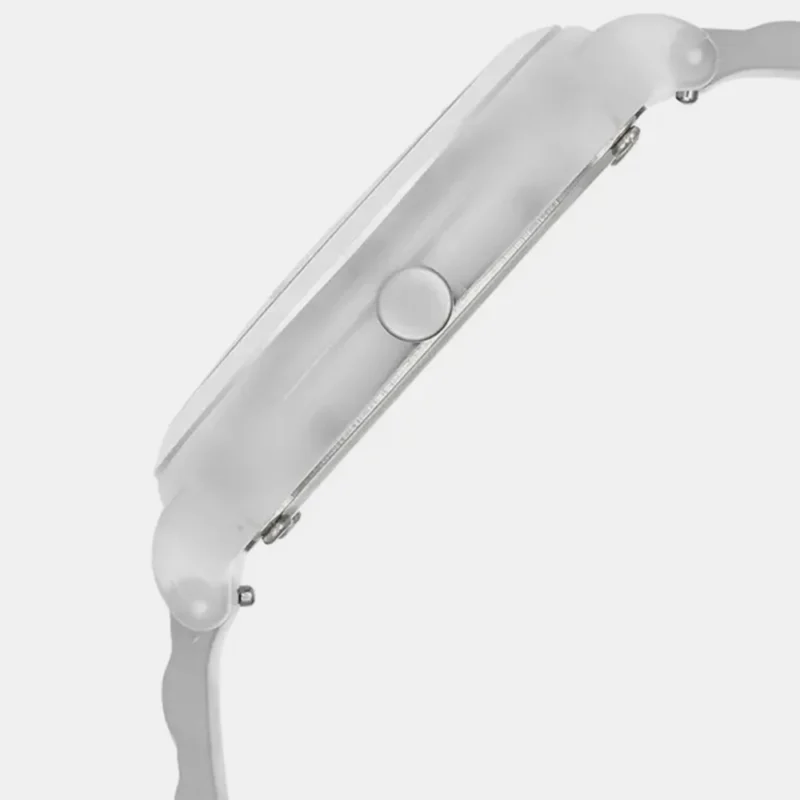 Fastrack Bare Quartz Analog Skeleton Unisex Watch With Grey Dial And Translucent Plastic Strap - 3312PP02 - Image 5