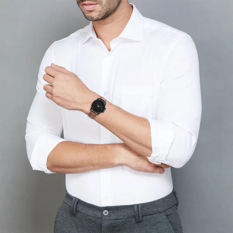 Fastrack Pulse Quartz Analog Black Dial With Tan Leather Strap Watch for Guys - 3314NL01F - Image 5