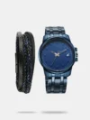 Elevate your look with this men's analog watch from the Stunners collection by Fastrack. Encased in a 43.5 mm case, the black round dial features plain 3-hand and quartz movement on the watch. The genuine leather strap comes in a brown hue that further elevates the look of the watch. Besides, it is water-resistant up to 50 m and is completed with a buckle to ensure a secure fit on the wrist.