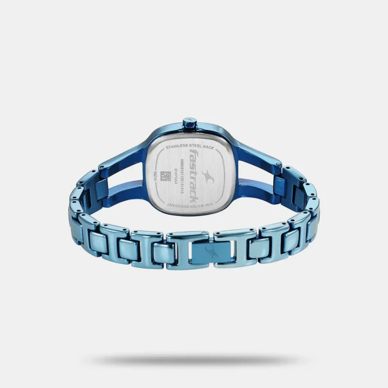 Fastrack Pulse Quartz Analog Mother Of Pearl Dial Metal Strap Watch for Girls - 6147QM01F - Image 3