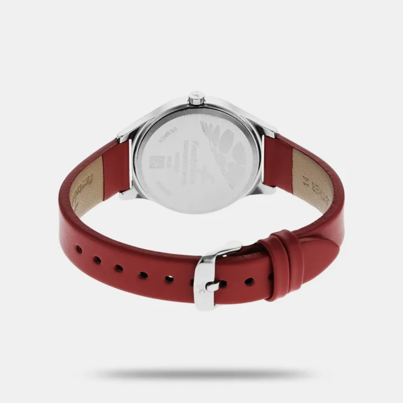 Fastrack Stunners Quartz Analog Multicoloured Dial Leather Strap Watch for Girls - 6152SL07 - Image 3