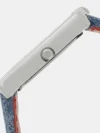 Fastrack Denim Quartz Analog Blue Dial Denim Strap Watch for Girls - 6183SL01 - Image 4