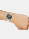 Bannon Men Quartz Green Dial Chronograph Stainless Steel Watch - BQ2492 - Image 3