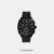 Inspired by classic American machinery, the Machine Chronograph commands attention with its bold knurled topring. Unmistakably masculine with a bold 44 mm case housing a brushed black dial with textured details, all protected by a mineral crystal face. Powered by a precision quartz chronograph movement, this rugged timepiece is built to last with a durable black silicone strap. A true statement in industrial-inspired design.