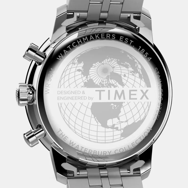 TIMEX Waterbury Green Round Dial Analog Men's Watch - TW2Y23600UJ - Image 4