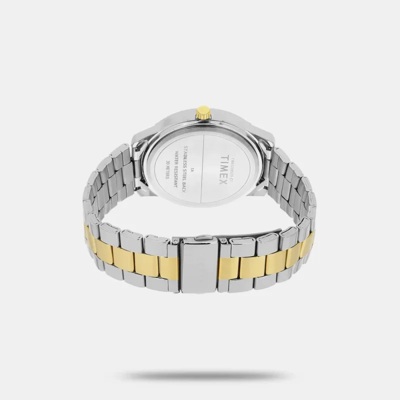 Men Brass Dial & Stainless Steel Straps Analogue Watch - TWEG18523 - Image 3