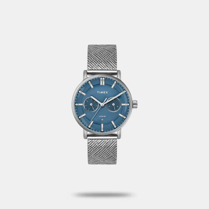 TIMEX Women Blue Round Dial Analog Watch - TWEL20301