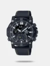 Elevate your watch game with this designer 53mm chronograph watch that comes with a round dial, functionality subdials, and a three-hand movement with stick indices. The watch also features water resistance up to 100 meters and a sturdy metal strap with a fold-over deployment clasp closure that ensures a secure fit.