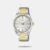 Make a bold impression with this sophisticated watch. The round 44.2mm dial features a classic 3-hand movement, with stick indices, along with a convenient date window. Designed for both style and durability, the watch offers water resistance up to 50 meters and is equipped with a robust metal strap, secured with a fold-over deployment clasp closure for a comfortable fit.