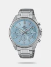 1/100-second stopwatch Alarm LED illuminator Water resistant Stainless steel band Popular retro design