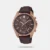 Strike just the right chord with a mid-sized classic EDIFICE chronograph. The sophisticated pairing of fine detail and design features a thin bezel offset by a wide dial for striking, elegant style.