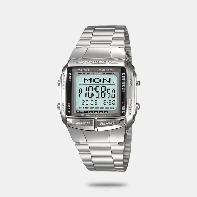Casio Vintage Silver Digital Unisex Stainless Steel Watch DB27 - DB-360-1ASDF