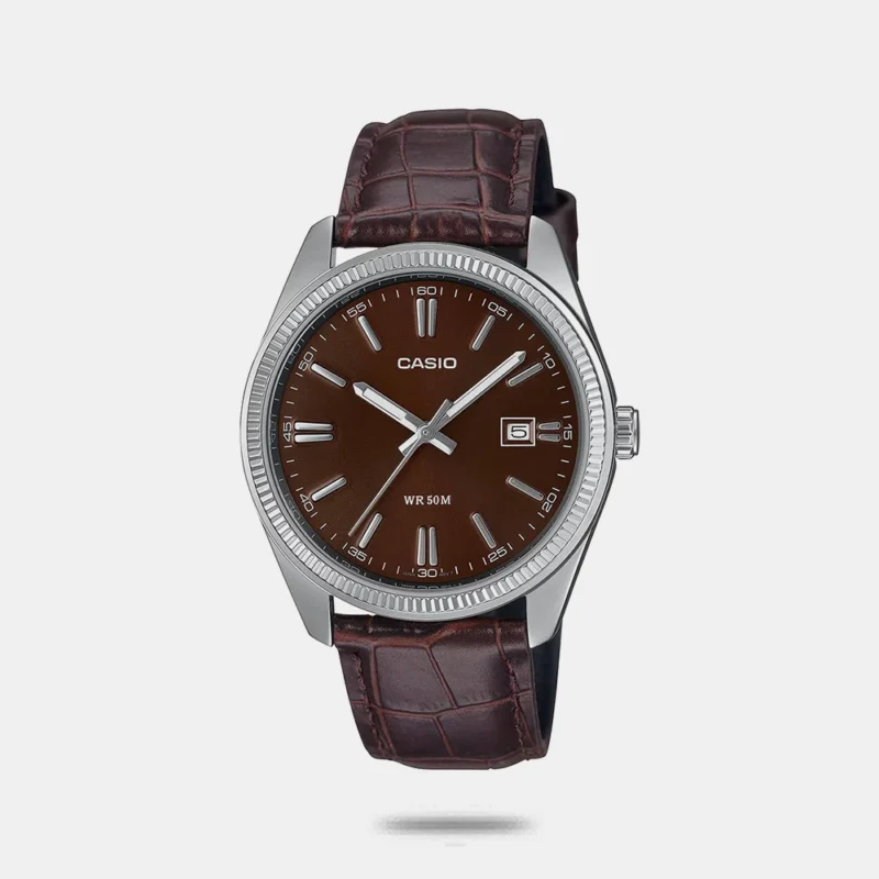 Casio Enticer Men MTP-1302PL-5AVEF Analog Brown Dial Men - A2397