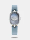 Fastrack Uptown Retreat Quartz Analog Blue Dial Leather Strap Watch for Girls 6258SL01