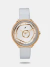 Fastrack Style Up Quartz Analog Brown Dial Brown Stainless Steel Strap Watch For Girls 6307QM01