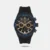Everyone around you will notice by wearing this men's analog watch from Santa Barbara Polo & Racquet Club. It is completed with a pin buckle clasp to ensure a secure fit on the wrist. Santa Barbara Polo & Racquet Club Chronograph Black Dial Quartz Men's Watch - SB.1.10510-5.