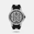 Add a classy touch to your attire by wearing this men's analog watch from the collection by Santa Barbara Polo & Racquet Club. The silver round dial is protected by a mineral glass. It features crown for time adjustment. The rubber strap flaunts a black hue that accentuates the look of the watch. Besides, it is completed with a buckle clasp to ensure a secure fit on the wrist.