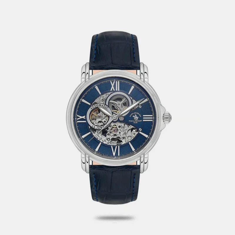 Santa Barbara Polo & Racquet Club Quartz Blue Dial Automatic Watch for - Men SB.8.10002-4