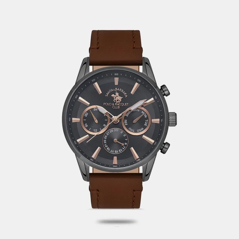 Santa Barbara Polo & Racquet Club Chronograph Grey Dial Men's Watch- SB.1.10419-5