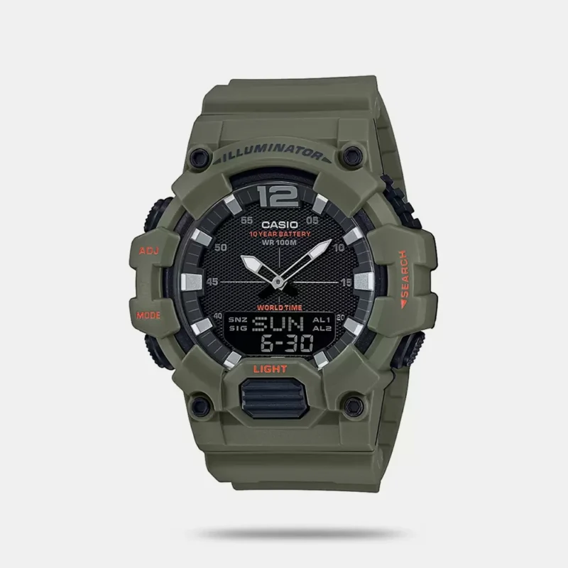 Casio Youth Series Analog-Digital Black Dial Men's Watch - HDC-700-3A2VDF - D178
