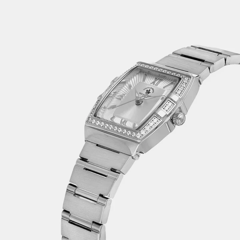 Santa Barbara Polo & Racquet Club Quartz Silver Dial Watch for - Women SB.1.10584-1 - Image 2