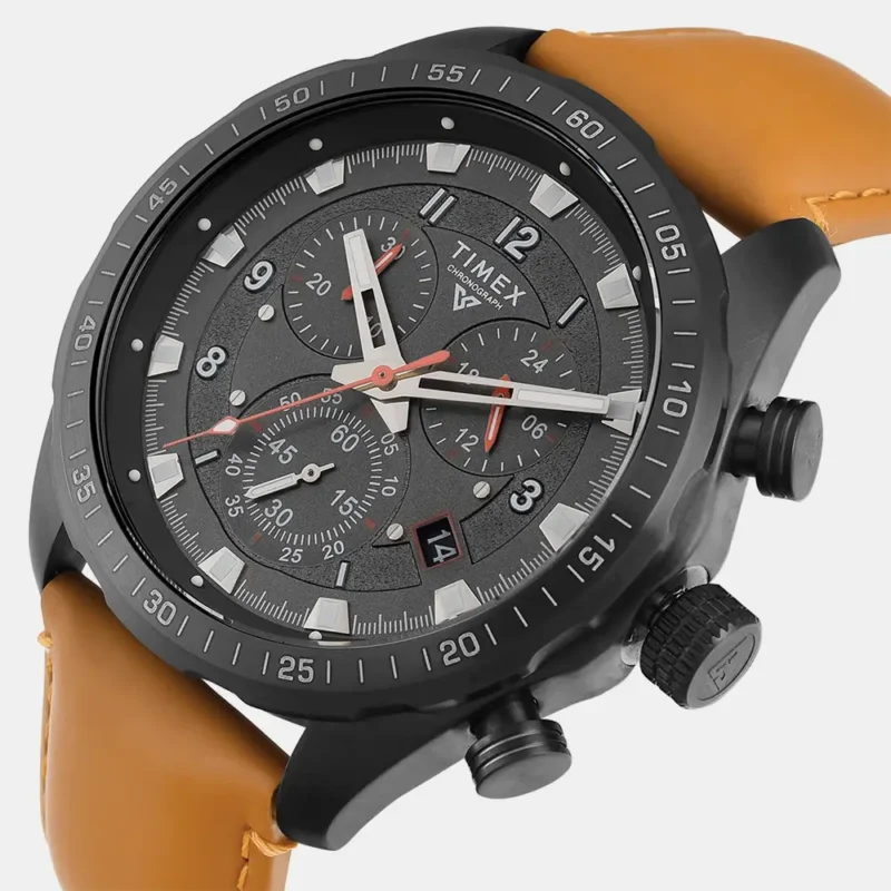 TIMEX Vector Grey Round Dial Chronograph Men's Watch - TWEG26002 - Image 2