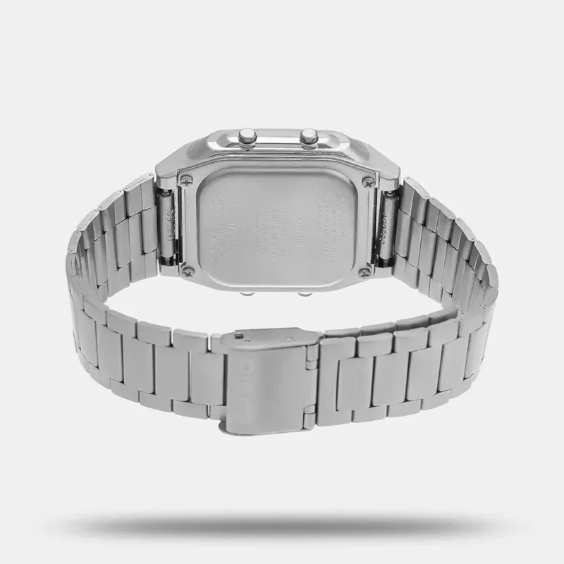 Casio Vintage Silver Digital Unisex Stainless Steel Watch DB27 - DB-360-1ASDF - Image 3