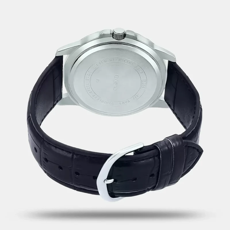 Casio Enticer Men's Analog Leather Watch A1371 - MTP-VD01L-1EVUDF - Image 3