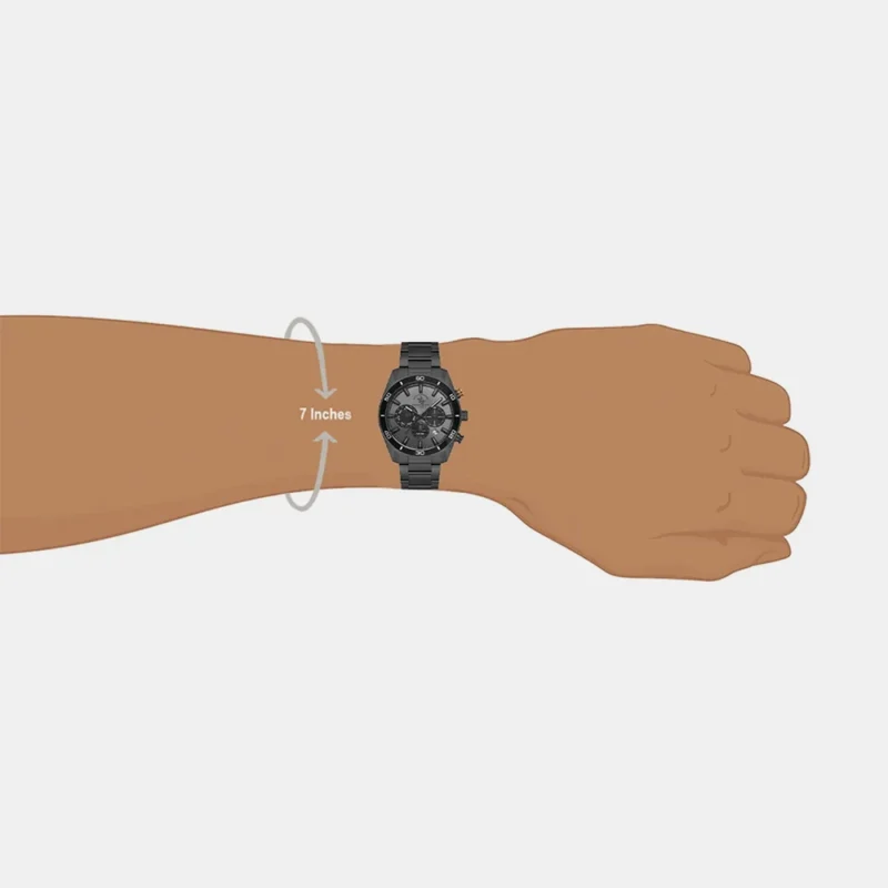 Santa Barbara Polo & Racquet Club Black Chronograph Watch for Men - SB.1.10498-5 - Image 3