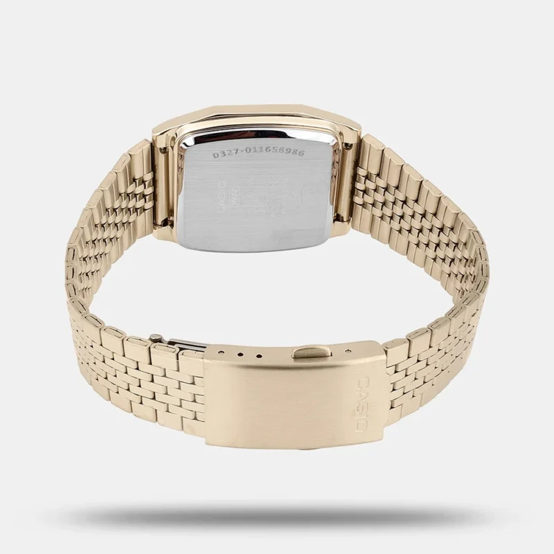 Vintage Unisex Gold Digital Stainless Steel Watch D327 - A1100G-5DF - Image 3