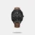 Add a classy touch to your attire by wearing this men's watch from the collection by Fastrack. The black Special dial is protected by a Mineral glass. It features crown for time adjustment. The leather strap flaunts a brown hue that accentuates the look of the watch. Besides, it is completed with a buckle clasp to ensure a secure fit on the wrist.