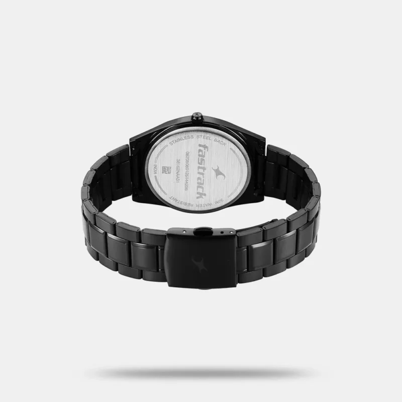 Fastrack Stunners X Quartz Analog Green Dial Stainless Steel Strap Watch For Guys 38162NM01 - Image 3