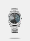 This timepiece from FASTRACK has an eloquent design written all over it. Enhanced with an aesthetic finish, this analog watch makes you live at the moment. Studded with a solid bezel, the material of the watch is made from sturdy metal secured with a durable fold-over band. The watch comes with bold markers and a 30m water-resistant feature, ensuring full protection.